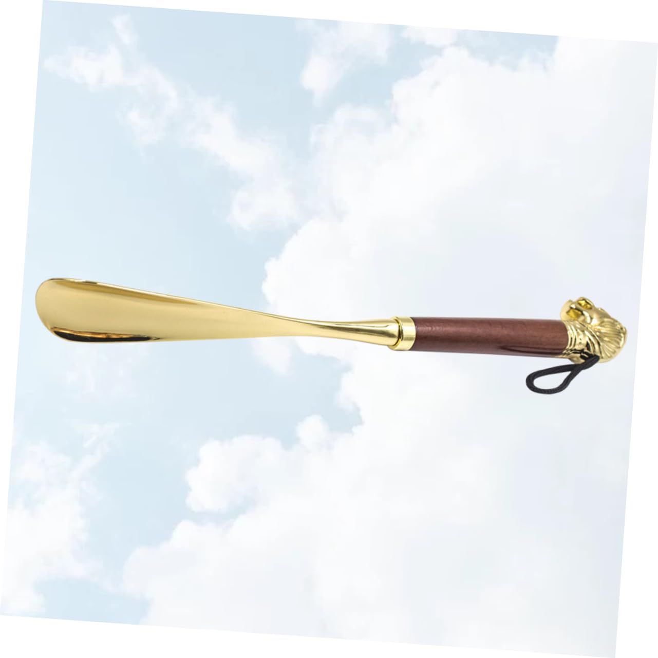 Healvian Calzascarpe lungo Lega di Zinco Marrone, 31cm, Portatile
