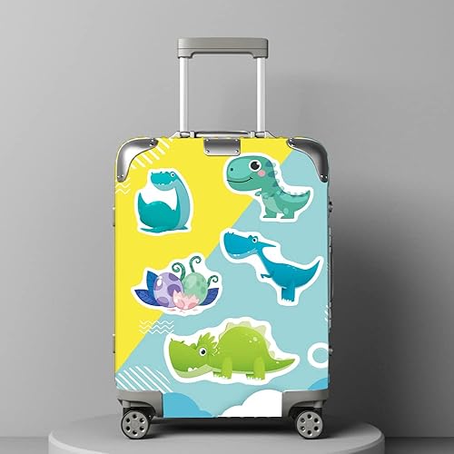 Miniatura 8 de Calcomanías de dinosaurio para niños, 200 unidades por paquete, calcomanías de vinilo para botella de agua de animales lindos para niños pequeños,