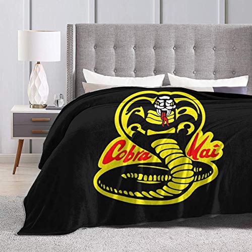 Baulred COBRA KAI 80s original classic logo Ultra- Soft Fluffy Micro Fleece Flannel Blanket 50""x40