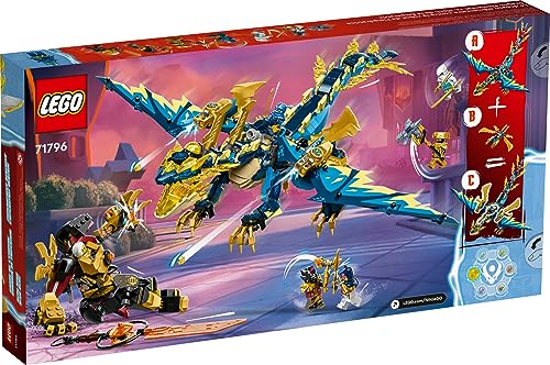 Lego 6425945 Ninjago Elemental Dragon Vs. The Empress Mech 71796 Building Toy Set thumb #10