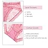 LEVAO Women Lace Underwear Sexy Breathable Hipster Panties Stretch Seamless Bikini Briefs Multipack,XL