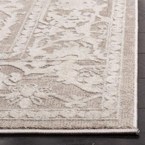 Tapete corredor SAFAVIEH Reflection Collection beige y crema miniatura 4