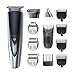 Hatteker Mens Beard Trimmer Kit Body Mustache Trimmer Hair Trimmer for Nose Ear Grooming Trimmer Kit Body Grommer for Men Waterproof Cordless USB Rechargeable All-in-One