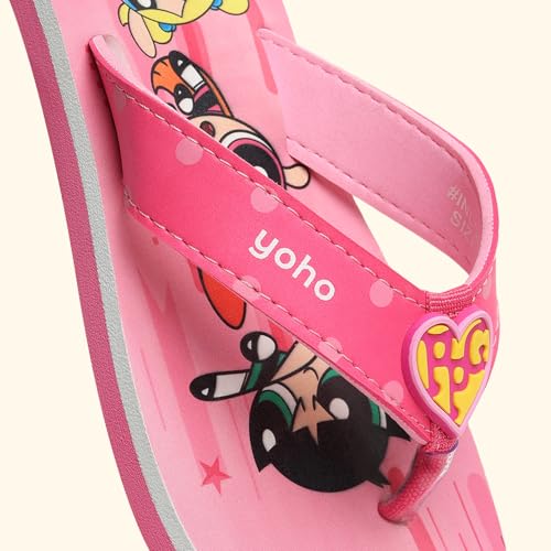 Image of YOHO Slippers for Kids|Comfortable and Lightweight FlipFlop|WB Cartoon & Comic Characters: Batman, Superman, PPG, Tom & Jerry, Scooby Do and We Bare Bears Footwear for Girls & Boys