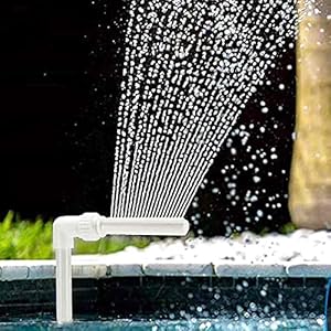 Zwembad waterval fontein kit, PVC verstelbare waterval fontein mondstuk water castreer zwembaden spa tuin decoraties…