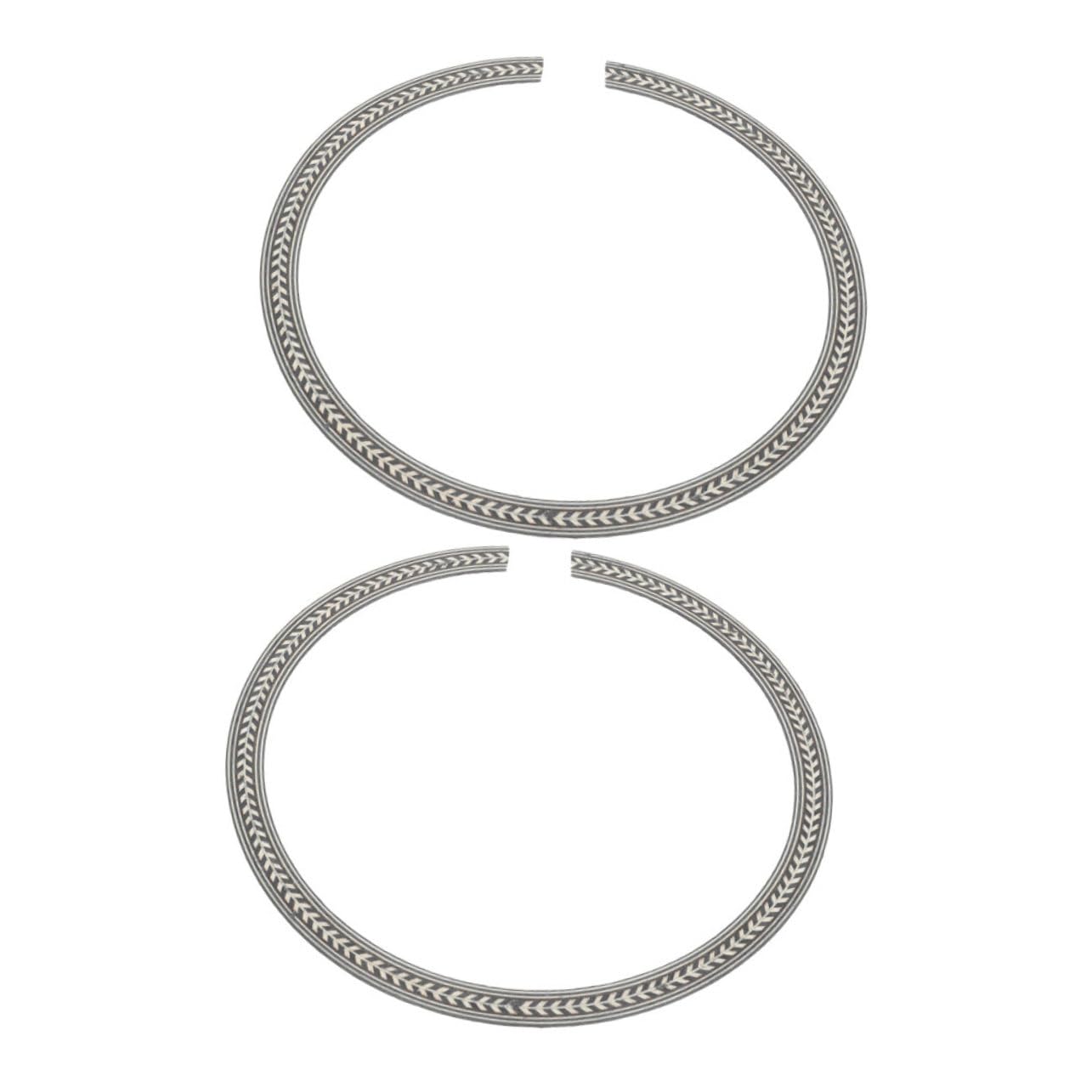 Toddmomy Guitar Soundhole Edge Decals Guitar Neck Fretboard Stickers Wood Inlay Soundhole Ornament