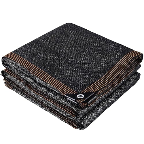 Image of winemana 70% Black Shade Cloth, 6 x 12 FT Durable Mesh Tarp with Grommets, Resistant Garden Sun Shade Netting with Taped Edge for Plant Cover, Greenhouse, Patio, Tomatoes, Chicken Coop, Barn Kennel