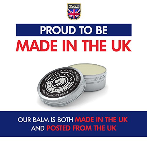 Gentlemans Face Care Club Beard Balm - Premium Quality Conditioning Butter For Creating Beard Styles, Goatees, Sideburns + Moustaches – Extra Large 60ml Tub - Image 4