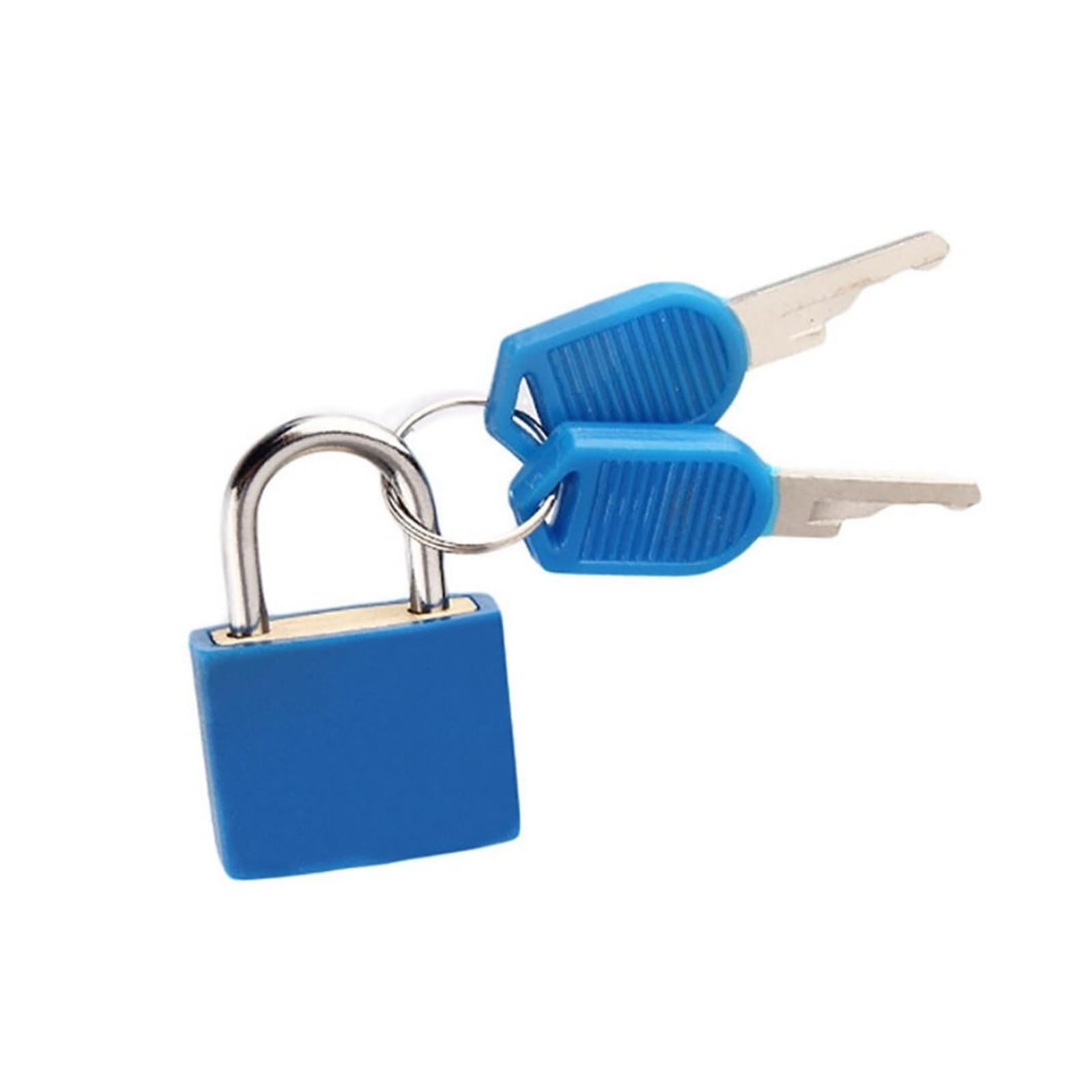Cadenas bleu 23mm avec fermeture fluide pour sécuriser vos valises