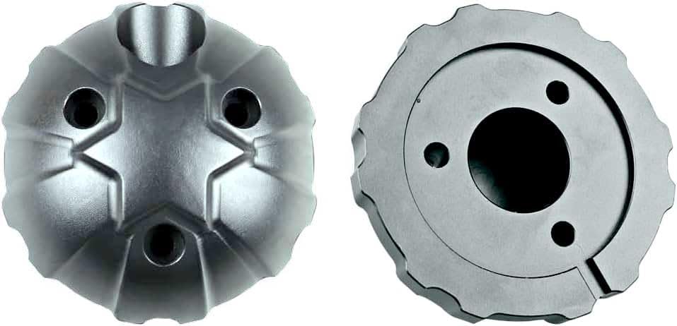 Miniatura 9 de Cubierta base de antena de aluminio para antena de radio, carcasa anodizada, base de cubierta de antena compatible con Jeep Wrangler JK JKU JL JLU