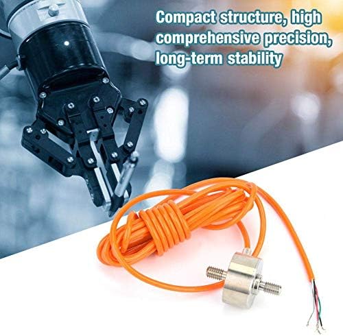 Miniatura 5 de DYMH-103 Sensor de pesaje miniatura de célula de carga Sensor de tensión de presión de barra de tracción Escala portátil de grúa (0  11.0 lbs)