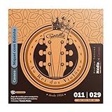 Encordoamento níquel plated steel c/bolinha p/cavaco 0.011-0.029 -