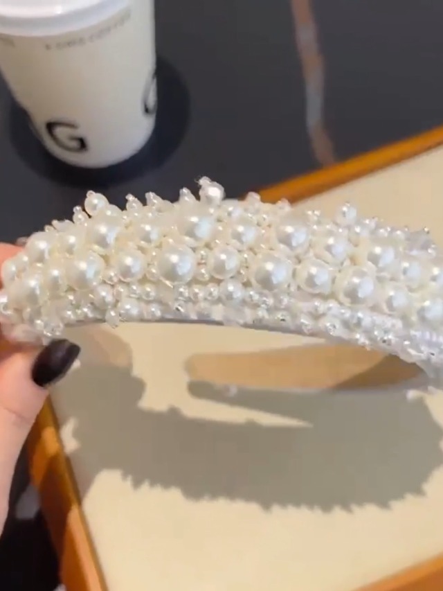 Lot De 8 Bandeaux à Cheveux Tendance Pour Femmes Et Filles - Serre-tête Perles, Satin, Designs Variés - Pour Cheveux Courts Ou Longs