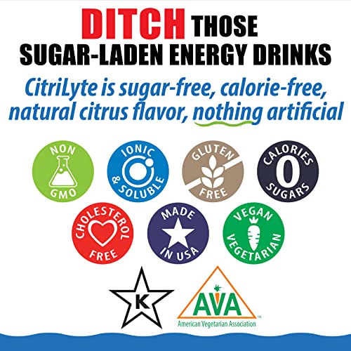 Elete Citrilyte Electrolyte Add-In Hydration Drops | Sodium, Magnesium, Potassium & Trace Minerals | Slight Lemon Flavor, All Natural | Leg And Muscle Cramp Relief | Transform Any Drink Into A Sports Drink, 32Oz Team Size #TOP4