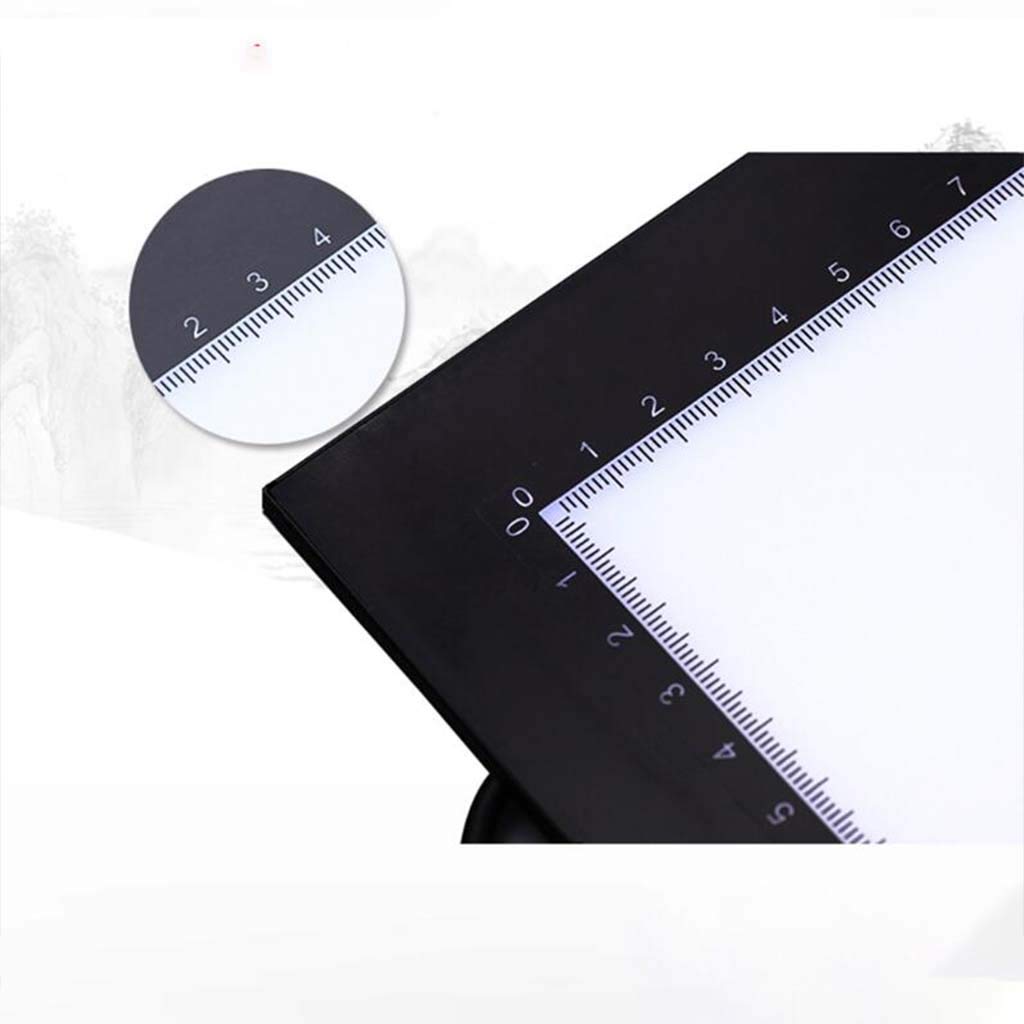 Wmarking UK Tablette Lumineuse Magnétique, Ultra Mince Alimentation Luminosité Réglable Tablette De Dessin À LED Panneau Magnétique Acrylique Boîte À Lumière Dessin Pour Dessin, Calligraphie, Sérigr