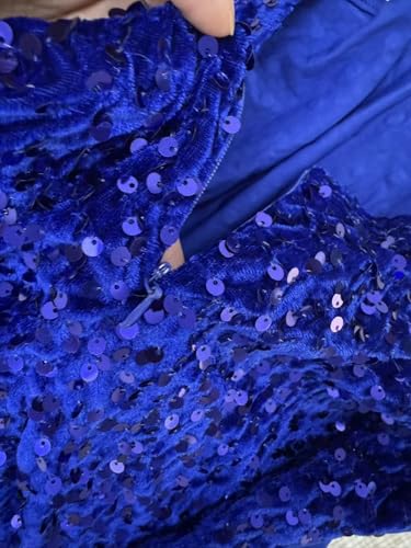 Image of PORRCEY Women's Sexy Rhinestone Lace Sheer Mesh Formal Evening Dress
