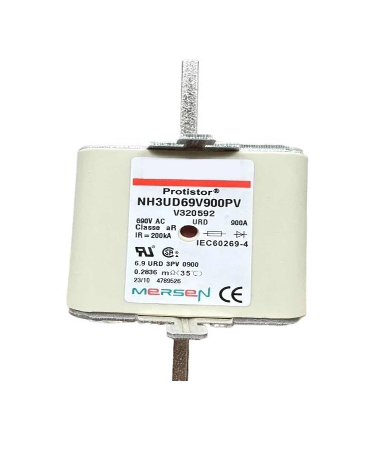 Fusible NH3UD69V800PV haute performance pour armoires de distribution et réseaux TCT