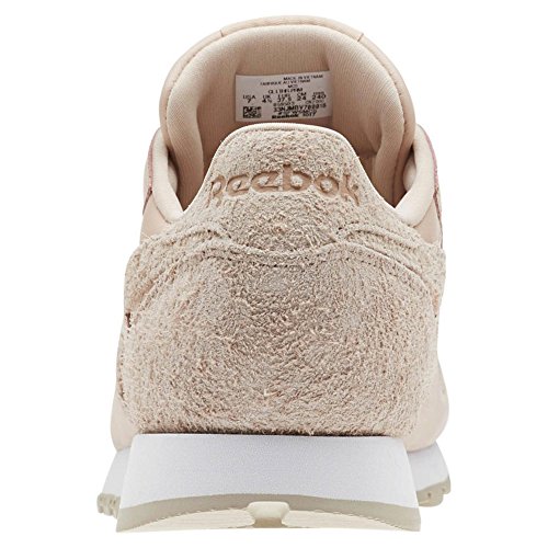Image of Reebok Women's Classic Leather Gymnastics Shoes, Beige PRM Bare Parchment White, 7.5