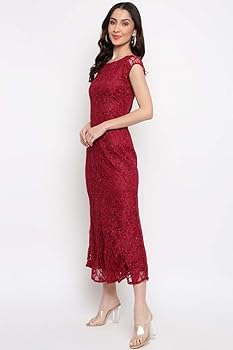 Red lace dresses Clearance
