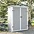 UDPATIO 51 Cu.ft Vertical Storage Shed, 4.3 ft x 5.6 ft Resin Outdoor Shed Waterproof Plastic Storage Cabinet for Garden, Backyard, Lawn, Grey