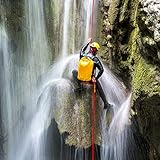 ACOGEDO Cuerda de Escape para Escalada en Roca Al Aire de 30 M Cordón de Supervivencia de 12 Mm de Diámetro y Cuerda de Escalada Resistente y Resistente para Escalar en Roca para Exteriores Cordón
