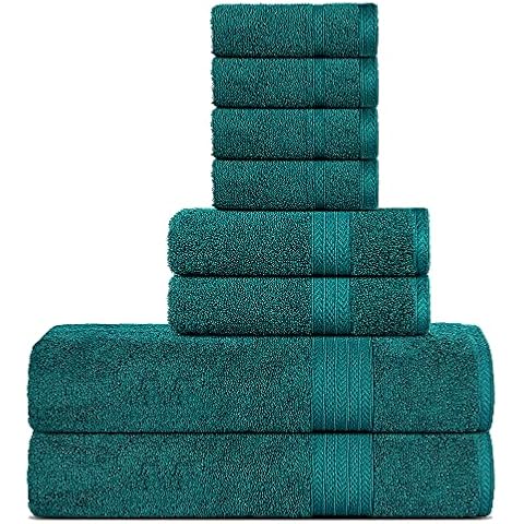 SweetNeedle Supreme 500 GSM 8 Piece Towel Set Cover
