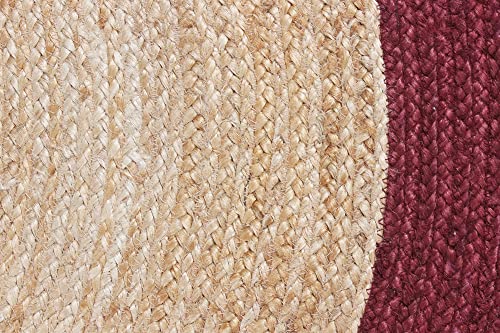 Tapis rond en jute résistant trafic intense pour protéger vos parquets