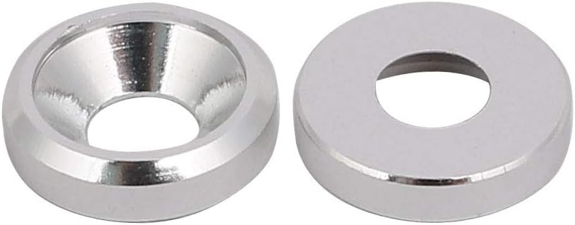 M3 Aluminium Quality Parts Alloy Cup Head Engine Bay fende-r Bumper Washer Silver Tone 10pcs Model:43as499qo167