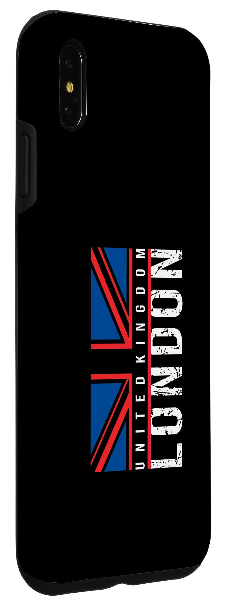 iPhone XS Max London England Vintage Distressed Grunge United Kingdom Flag Case - Image 3