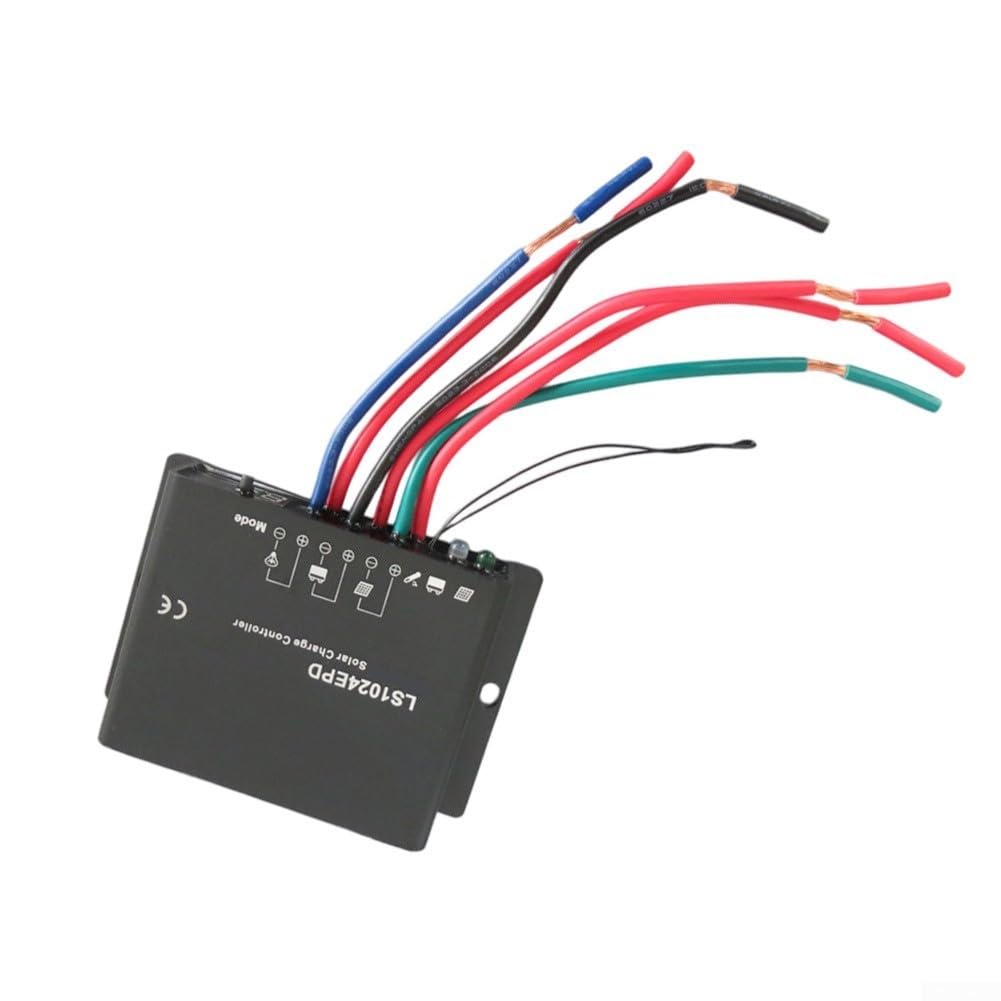Régulateur de charge solaire 10 A pour pwm 12 V/24 V voiture IP67 étanche pour lanterne de rue camping pour camping-car bateau gel pour agm