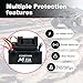 CCHEQVAN 2435 4800KV Brushless Motor with 35A ESC Combo, Surpass Waterproof Hobby Sensorless Motor and Electric Speed Controller Set for Traxxas 1/18 1/16 1/14 Scale RC Car Trucks