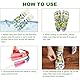 KUIRUNRX® Reflexzonen Socken, Fußreflexzonen Socken, Fußreflexzonen Socken Handschuhe, Reflexology Socks mit Massage Tools, Für Eine Verbesserte Fußgesundheit (Männer 40-44)