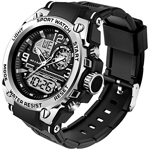 findtime Militär Digitaluhr Sportuhren Armbanduhr Jungen Herren Tactical Watch Outdoor 5 ATM Wasserdicht Große Elektronische Uhren Männer Wecker Stoppuhr Wecker Countdown