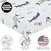 Sweet Jojo Designs 2-Piece Baby Crib Sheets Set (Vintage Airplane) for Boys, Infant Nursery, Toddler Room - Fitted, Standard Size (Airplanes, Plane, Transportation, Aviator, Clouds, Green, Slate Blue)