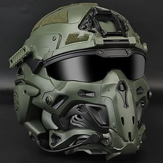 Com Máscara Facial Completa Óculos Proteção Para O Paintball HD E Capacete Anti-embaciamento Multicam Conjunto Tático Airsoft Conjunto Capacete Rápido Ventilador Paintball CS Equipamento Caça (Color