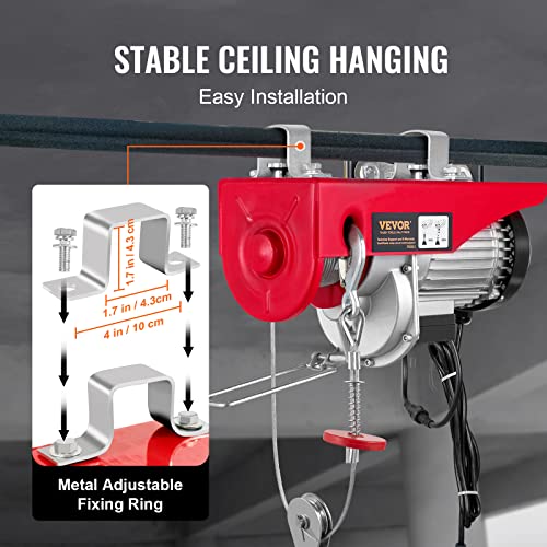 Vevor ELECTRIC HOIST With Wireless Remote Control, 110V Electric Hoist thumb #5
