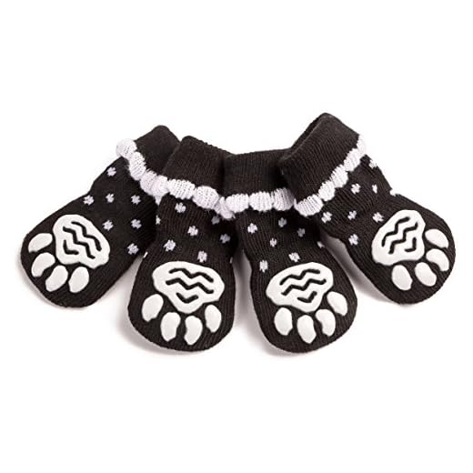 Pet Heroic 6 tamaños Calcetines Antideslizantes para Perros Gatos, Protectores de Patas para Perros Gatos, Control de tracción para el Uso en Interiores, Ajuste para Perros Extra pequeños a Grandes