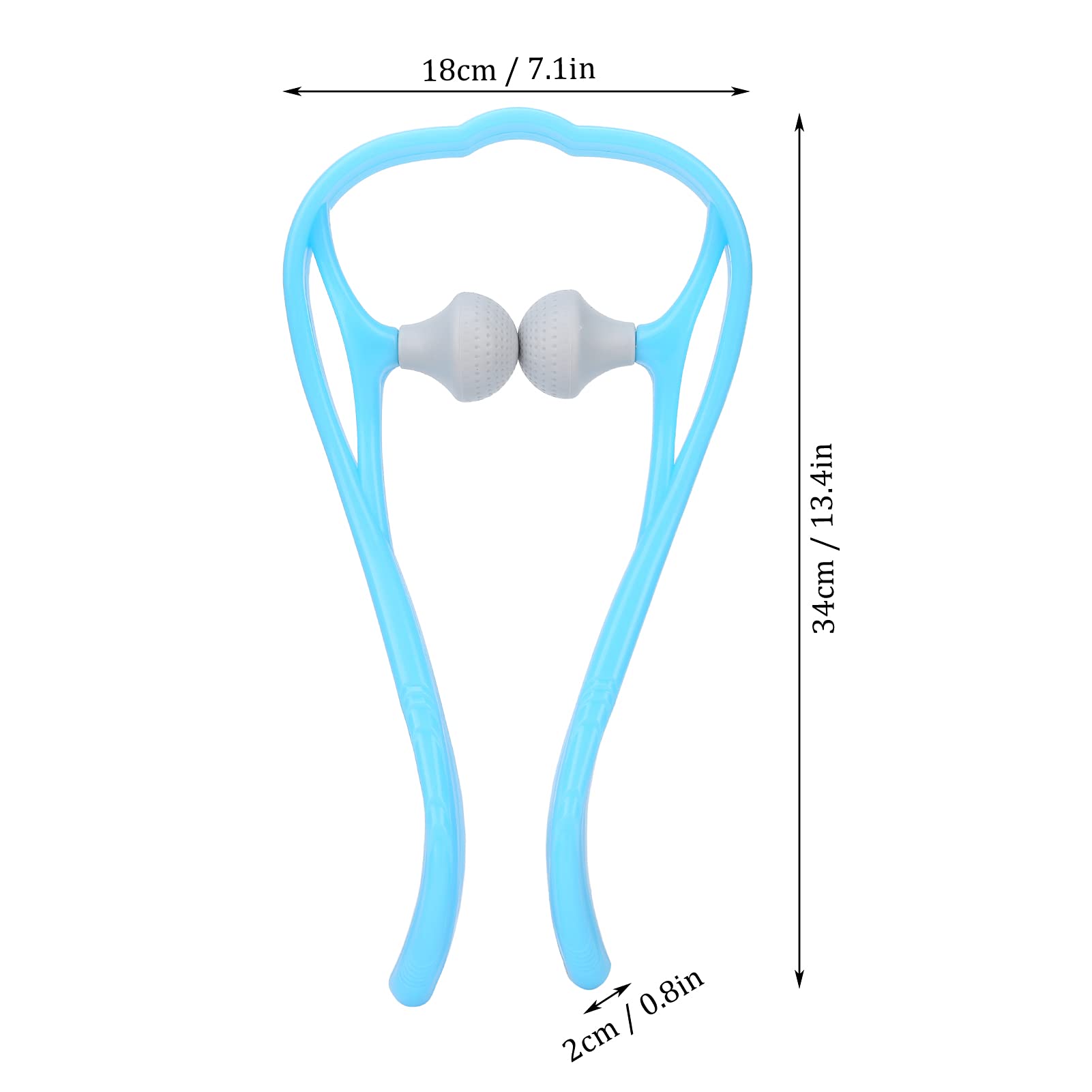 AMONIDA Herramienta de Masaje de Cuello para Alivio de Tejido Profundo,