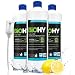 Produktbild BiOHY Glas- und Oberflächenreiniger (3 x 1 Liter) + Dosierer | Glasreiniger Konzentrat für streifenfreien Glanz | ergiebiger Glas & Kunststoffreiniger | Fettlöser & Kalkreiniger