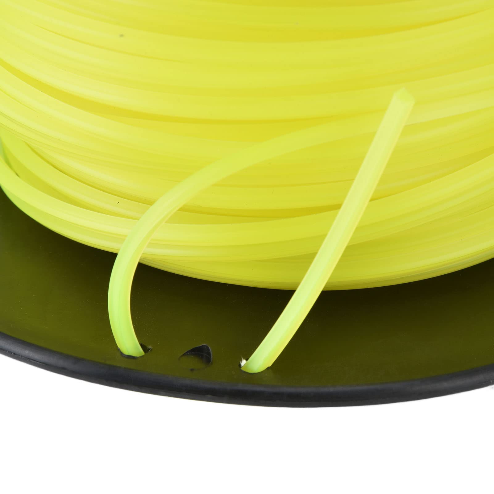 Ausla Filo Quadrato per Decespugliatore da 3 Mm, Materiale in Nylon, Design Durevole, Prestazioni Efficienti per Tagli Pesanti nella Cura del Prato e nel Giardinaggio (70 Metri)