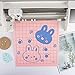 Welebar 5 Pack Cutting Mats for Silhouette Cameo 5/4/3/2/1, 12x12 Inch StandardGrip/LightGrip/StrongGrip/FabricGrip, Cutting Mats for Sewing, Quilting, Crafts