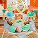 Bright Starts Playful Paradise Comfy Baby Bouncer Seat with Soothing Vibration and Toys, Unisex, 0-6 Months