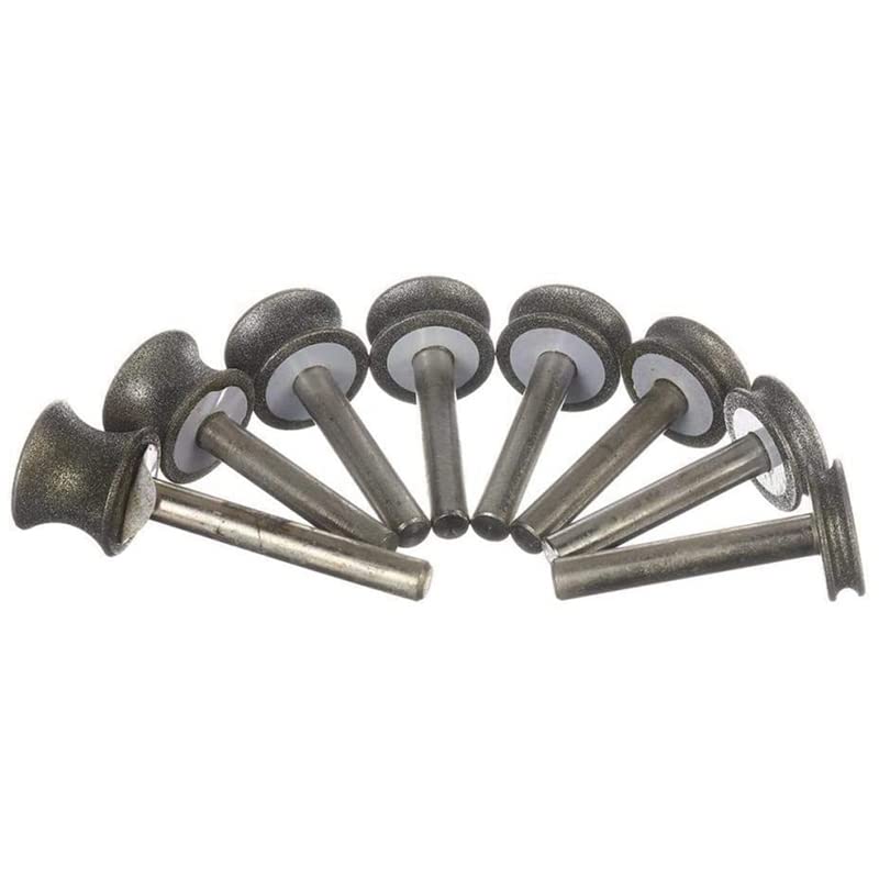 ZALINA Lucidatura della Mola diamantata Bordi arrotondati e superfici Curve for Aeroplano in Vetro Smusso Bordo Dritto Gambo 6mm 1pc (Color : 6mm)