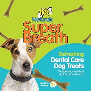 Super Breath Dental Care Bones for Dogs – 13 Count Small Dog Dental Treats for Small Dogs (Made in USA) – Tasty Dog Dental Chews Help Reduce Plaque, Tartar Buildup, and Freshens Breath