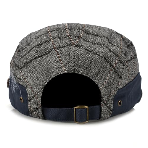 Béret plat de qualité supérieure M MOACC en coton avec finitions soignées - 5