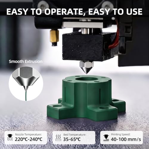 Image of PLA-CF Carbon Fiber PLA 3D Printer Filament 1.75mm 1KG Green
