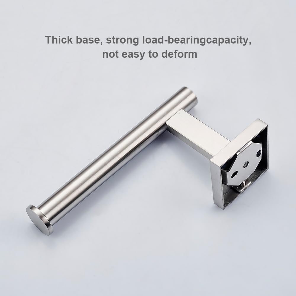 Wall-Mount Toilet Paper Holder, Open Arm, Brushed Nickel — Amazon image 9