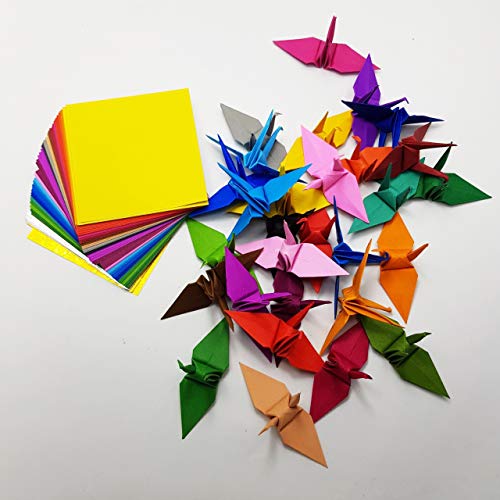 101 Origami Paper Double Sided Color 31 Color 3X3 Inches Square Easy Fold Paper For Folding Paper, Origami Cranes, Scrapbook Paper #TOP5