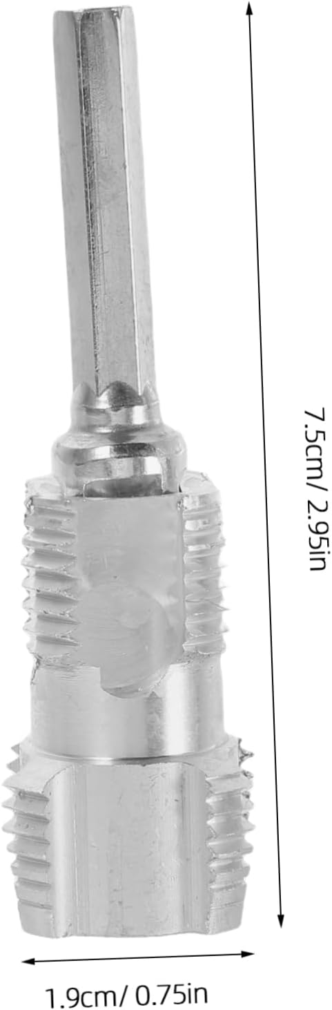 Electric Drill Pipe Threader for 1/2 and 3/4 Inch Hose Alloy