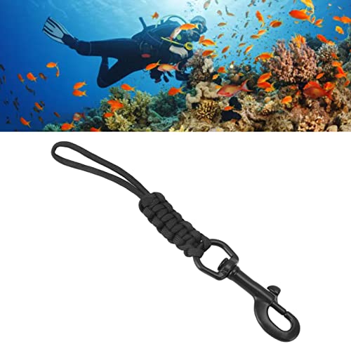 Duikkoord, Duiken Anti Verloren Lanyard Slijtvast Strak Trek Hand Geweven Praktisch Stevig met RVS Clip voor BCD Apparatuur - Image 5